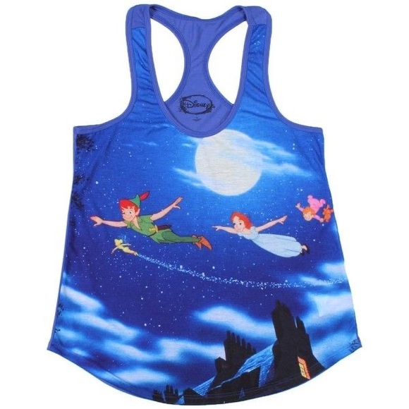 Peter Pan Tinker Bell Movie Scene Disney Bound Tank Top in Women’s Small - Picture 2 of 6